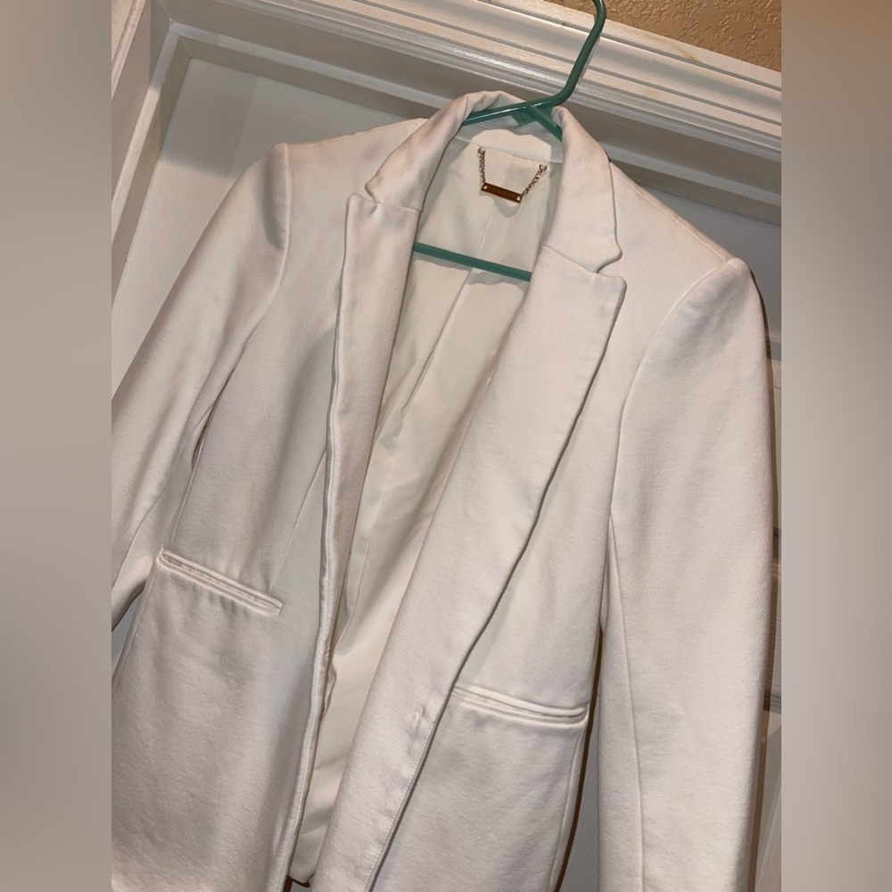 White blazer